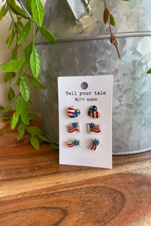 American Babe Earring Set