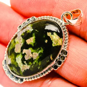 Australian Green Opal Pendants 2 " (925 Sterling Silver) PD31630