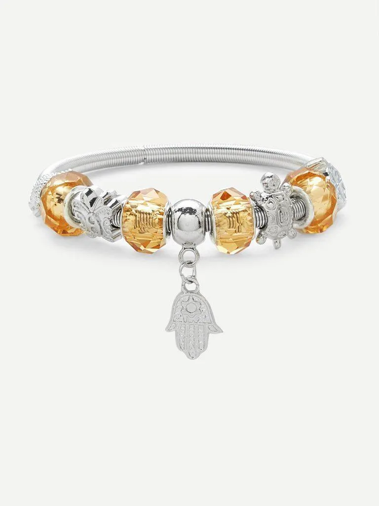 Butterfly And Hand Detail Bangle