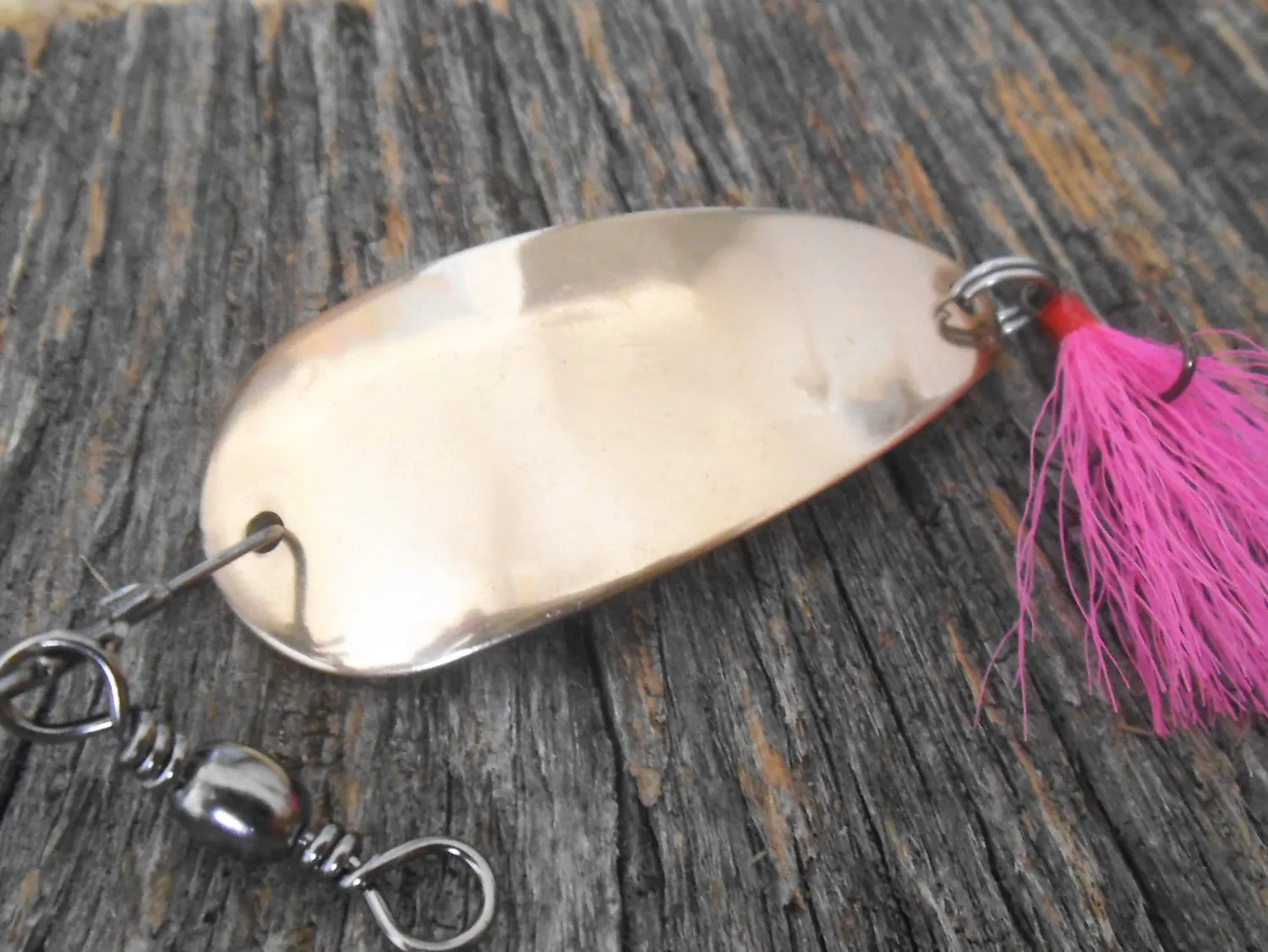 Custom Fishing Lure Him Fathers Day Gift Boyfriend Handcut Handcrafted Spoon Lure Fishermen Grandpa Grandfather Poppa Mens Items Gift Sister