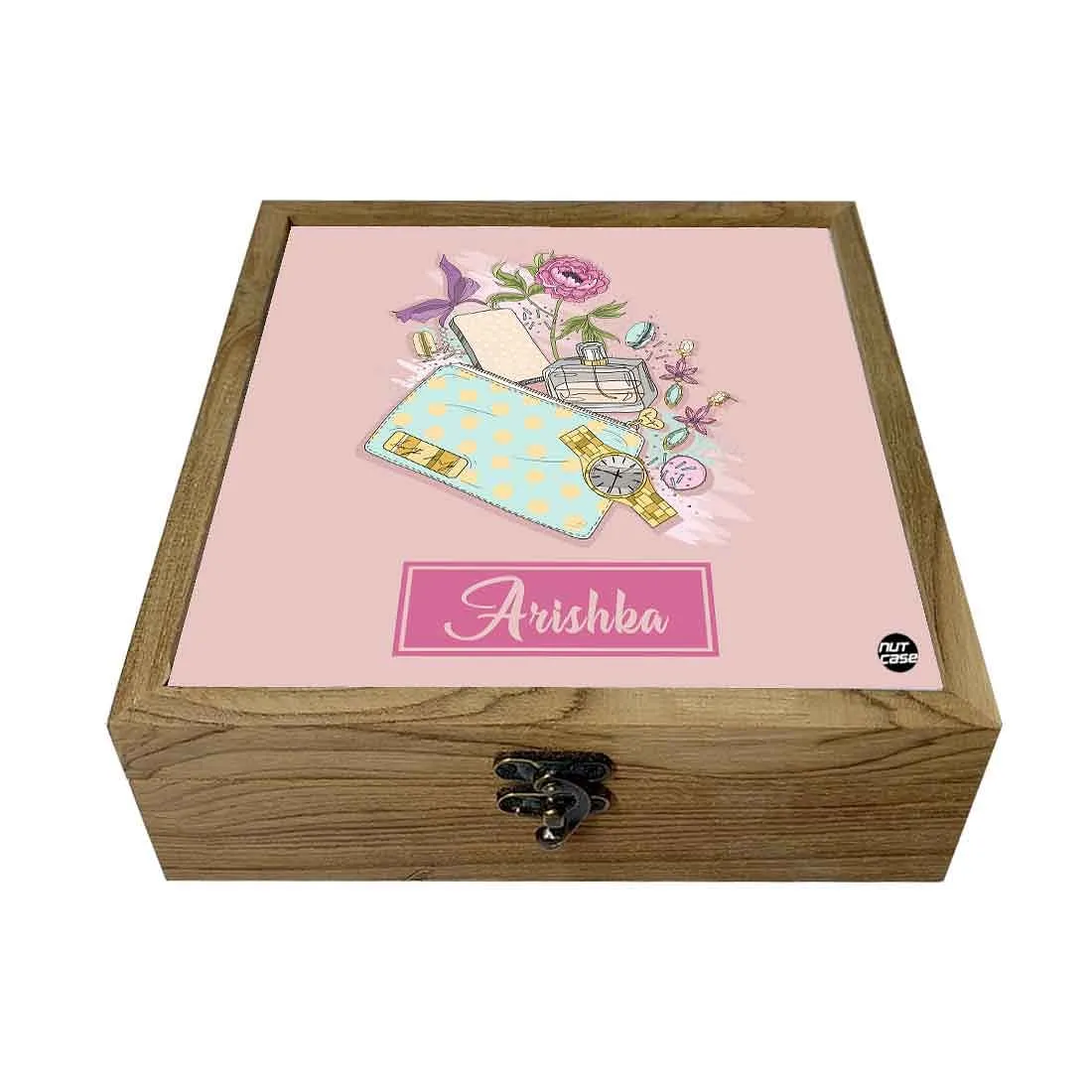 Customized Jewellery and Makeup Box for Girls  - Rose Perfume