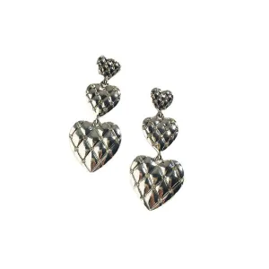 European Charm Heart Earrings - Trendy Alloy Jewelry for Women