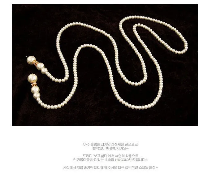 Fashion Simulated Pearl Jewelry Necklace for Women Choker Long Statement Necklace Colares Femininos Bijuterias Collar