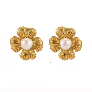 Just Lil Things Gold Hoop Earrnings JLT12669