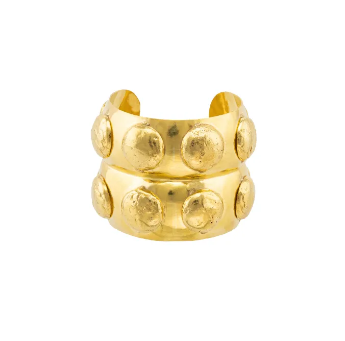 Manchette Curve Gold Cuff