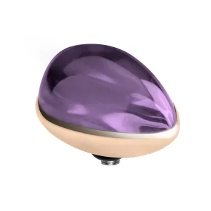 MelanO Pear Gem 14mm - Purple/RG