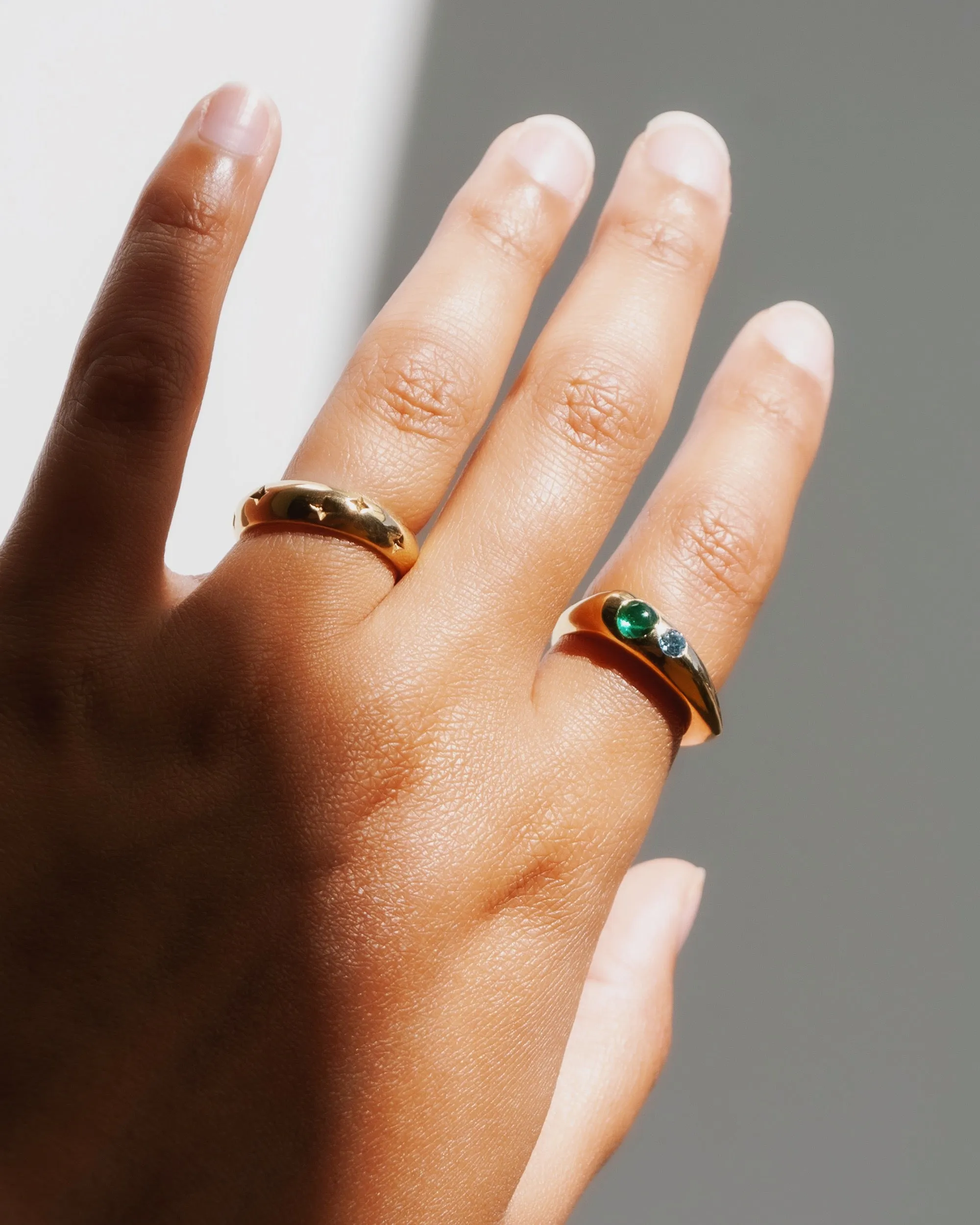 METEOR RING | EMERALD