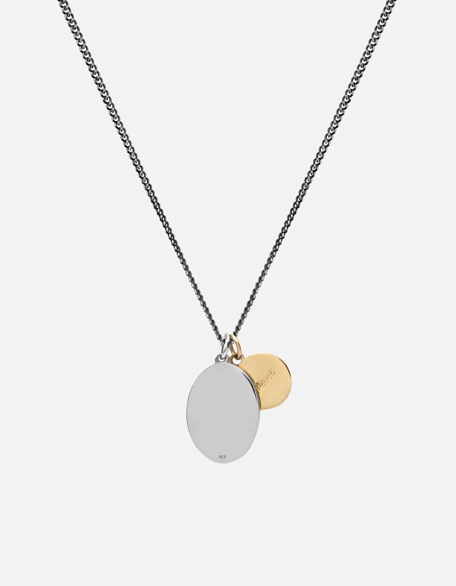 Mini Dove Necklace, Sterling Silver/Gold