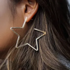 New Star Statement Stud Earrings