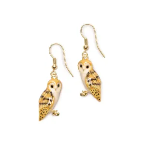 Owl Drop Earrings