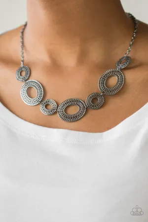 Paparazzi Necklace ~ Basically Baltic - Black