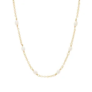 Pearl chain necklace