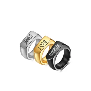 Personalized Signet Men Ring KCLR 20