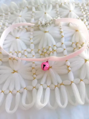 Pink Bell Choker