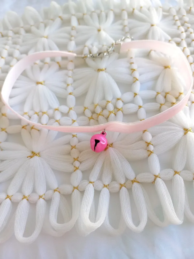 Pink Bell Choker