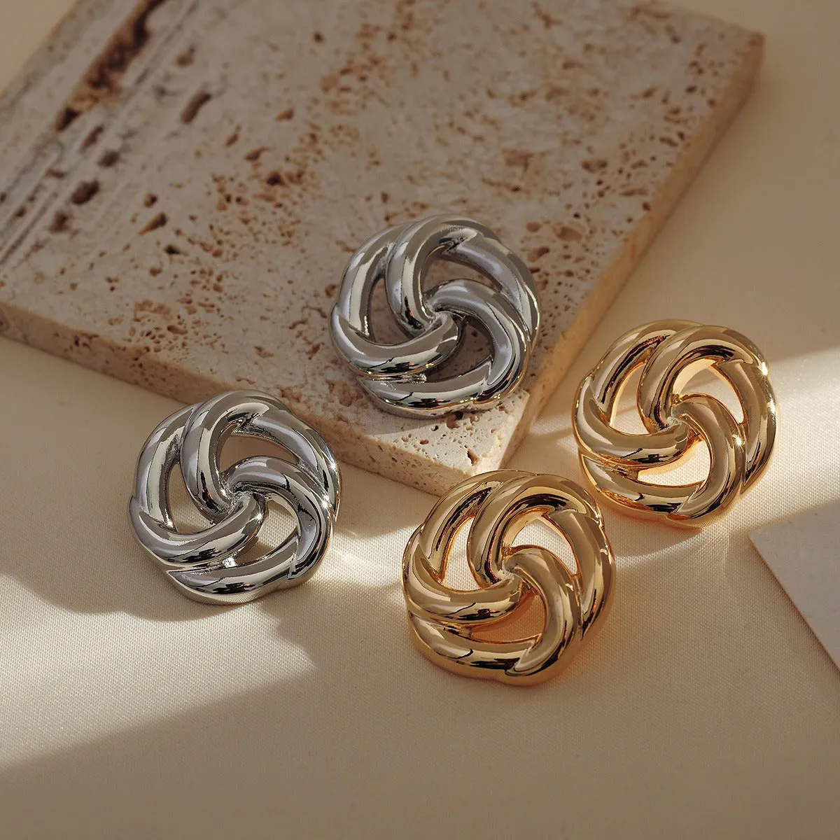 Pre Order: 3D Hollow Flower Earrings