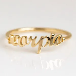 Roxanne Zodiac Sign Rings