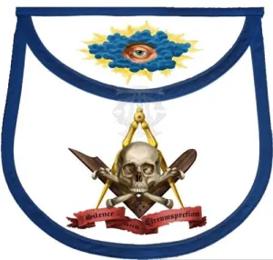 Silence & Circumspection Masonic Apron