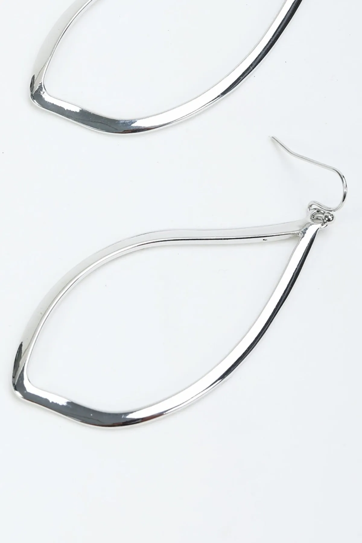 Silver Loop Drop Earrings