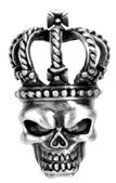 SKULL CROWN PENDANT , C/60