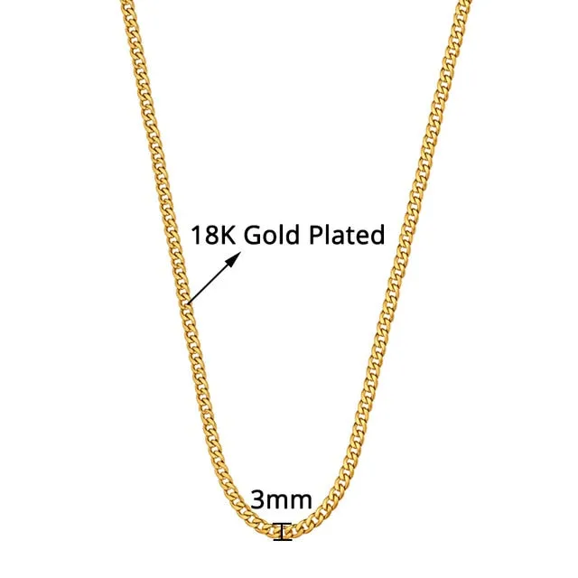 Stainless Steel Gold Necklace