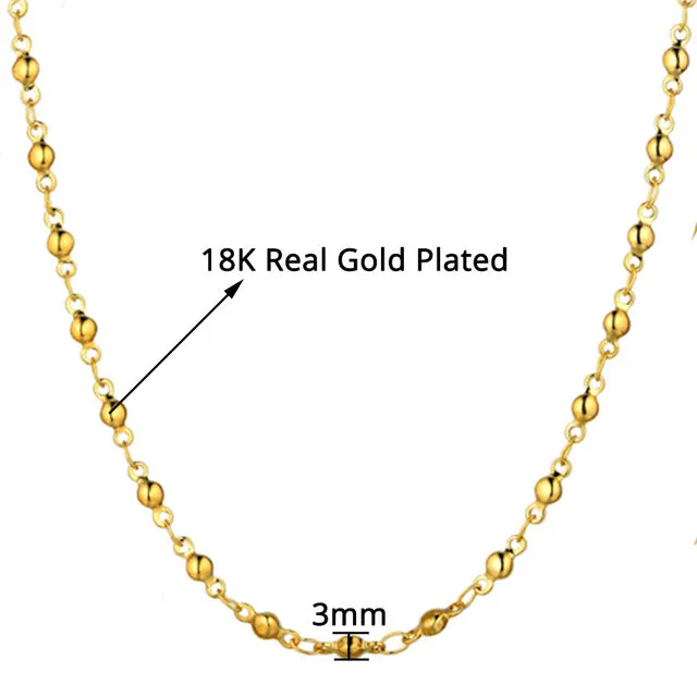 Stainless Steel Gold Necklace