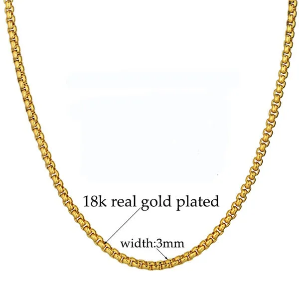 Stainless Steel Gold Necklace