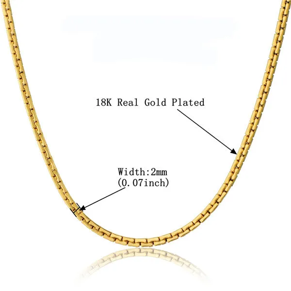 Stainless Steel Gold Necklace