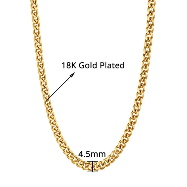 Stainless Steel Gold Necklace