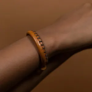 Stitched Leather Bracelet