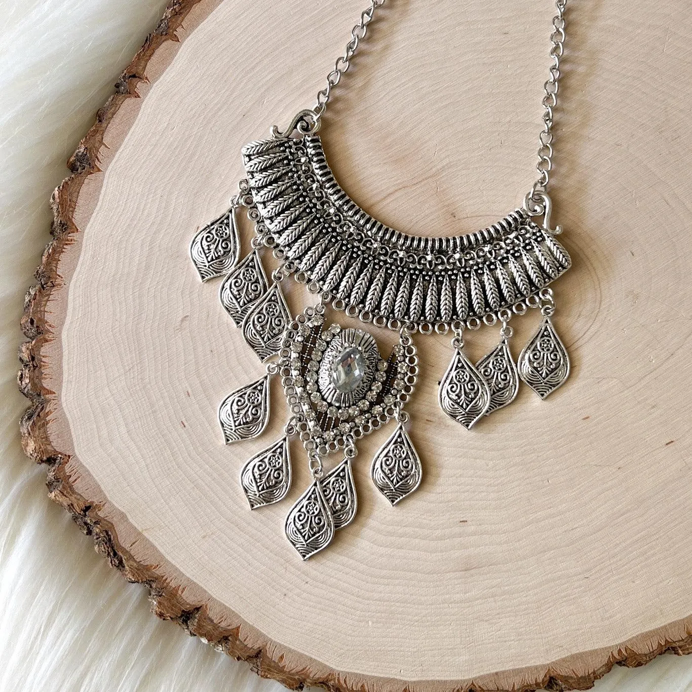 Talia Boho Statement Necklace - LAST CHANCE!