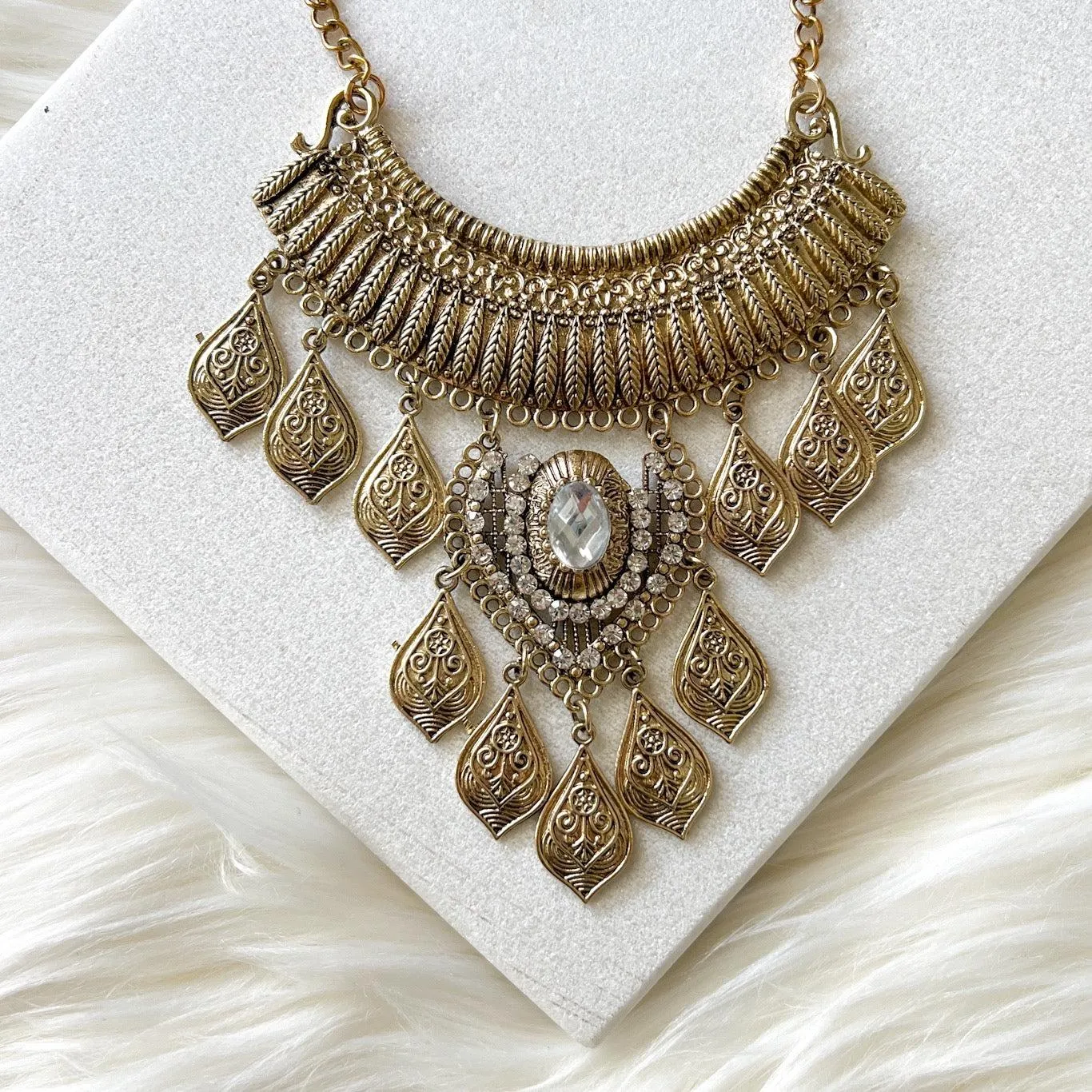 Talia Boho Statement Necklace - LAST CHANCE!