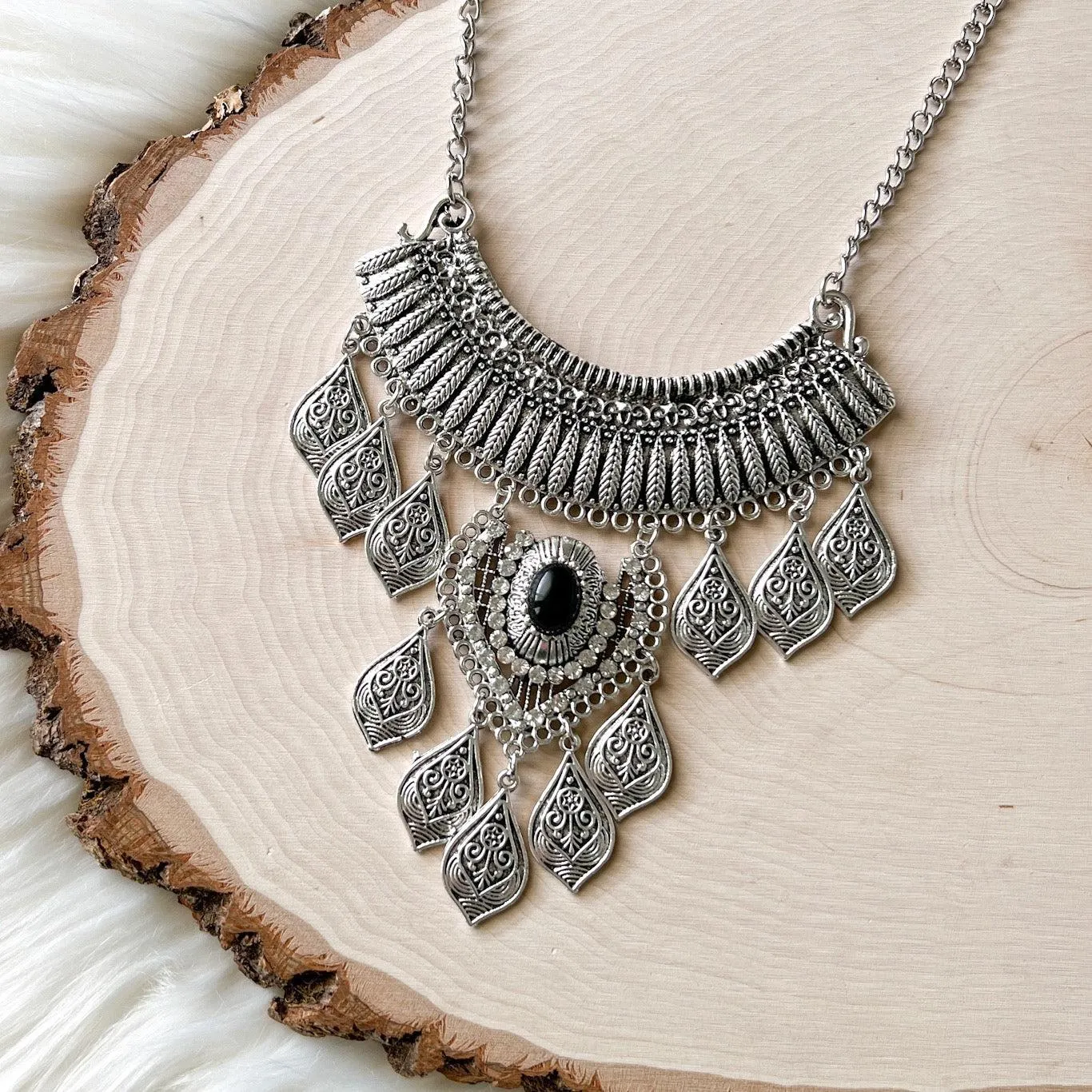 Talia Boho Statement Necklace - LAST CHANCE!