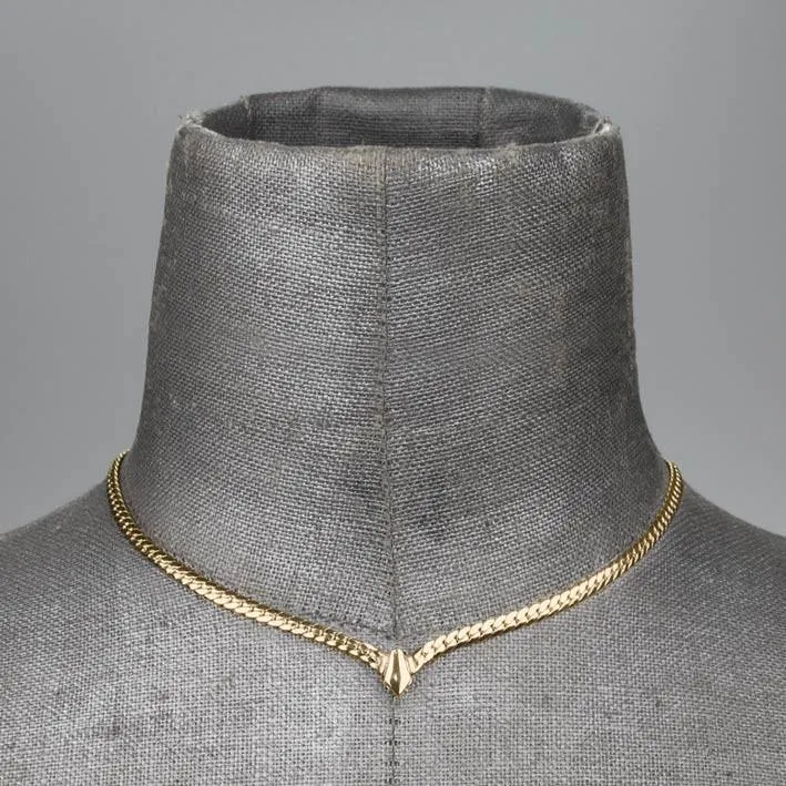 The Chevron Collar - Gold