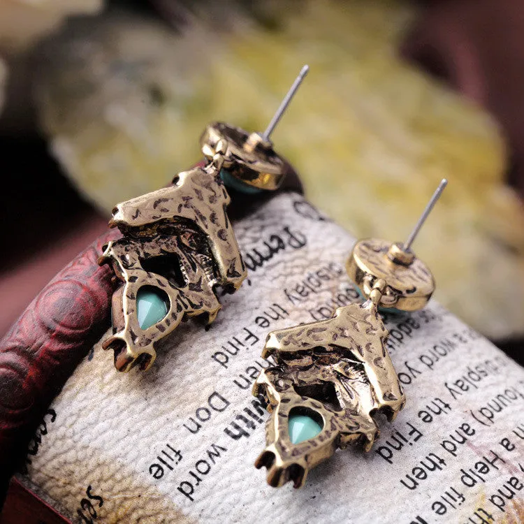 Tide Natural Stone Mixed Joker Boho Earrings Women Accessories