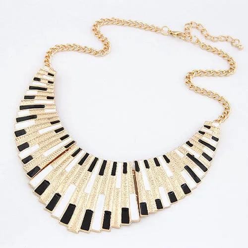 Vintage Choker Statement Necklaces for Women Bijoux Enamel Geometric Choker Collares Collier Fashion Jewelry Maxi Necklace