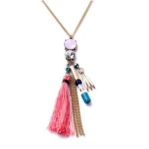 Women Fashion Jewelry Long All Mathc Tassel Bohemian Necklace