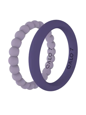 Women's Bead & Classic Lilac & Purple Double Stack